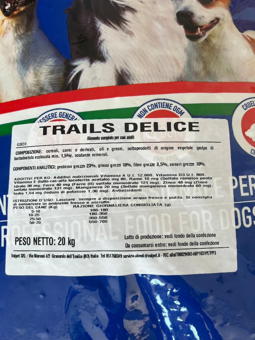 CROCCHETTE CANE TRAILS KG 20 - ALFAPIUshop