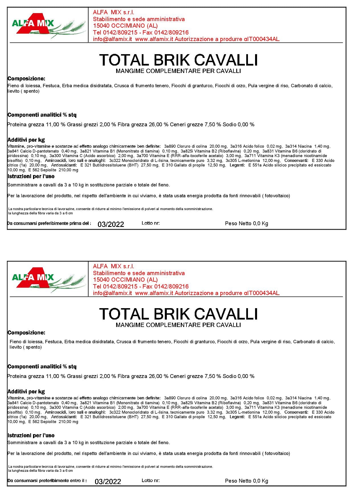 TOTAL BRIK - alfamix shop